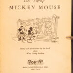 1933 – Pop-Up Mickey Mouse – Walt Disney Studios | First Edition Cartoons