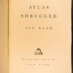 1957 – Atlas Shrugged,  Ayn Rand | First edition with Original Dust Jacket
