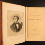 1881 Confederate Jefferson Davis 1ed Rise & Fall Confederacy Slavery Civil War
