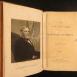 1881 Confederate Jefferson Davis 1ed Rise & Fall Confederacy Slavery Civil War