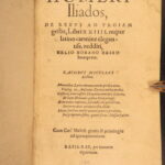 1549 – The Iliad by Homer | Eobanus Hessus Latin | Famous Greek Mythology