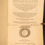 1562 – Lives of the Popes – Platina | Onofrio Panvivio Cologne, Leather Folio