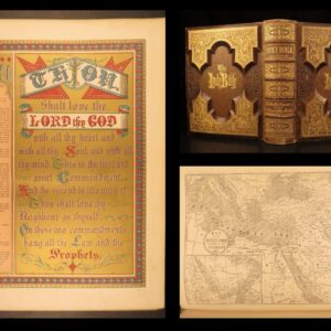 1874 – The Holy Bible | Enormous Illustrated Victorian Bible | 900+ Engravings