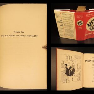 Mein Kampf – Adolf Hitler – 1939 | First American Edition, Unabridged