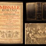1690 – Bohemian Roman Missal | Catholic Church Breviary, Engravings & Music