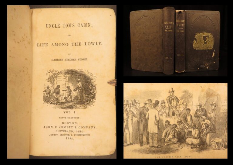 Image of 1852 – Uncle Tom’s Cabin – Harriet Beecher Stowe | First Edition