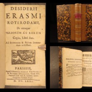 1671 – Erasmus of Rotterdam – Copia | Renaissance Rhetoric & Speech
