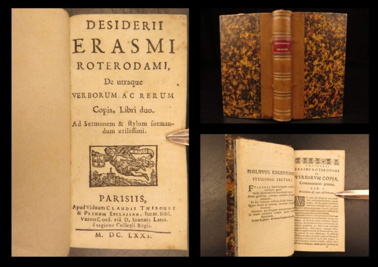 Image of 1671 – Erasmus of Rotterdam – Copia | Renaissance Rhetoric & Speech