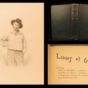 1894 – Leaves of Grass – Walt Whitman | 2nd Deathbed Edition, Poetry