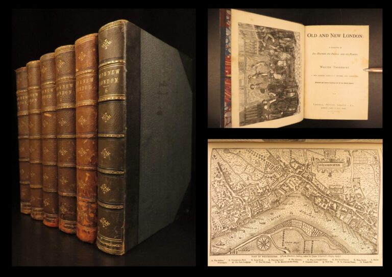 Image of 1879 – Old and New London – Walford | Illustrated Victorian England, 6vol Set