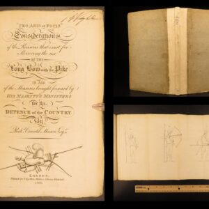 1798 – English Long Bow Manual | Rare First Edition – Pike & Archery Exercises