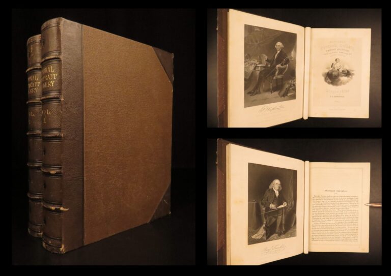 Image of 1862 – National Portrait Gallery | First Edition, 133 Famous Engravings – 2vol Set