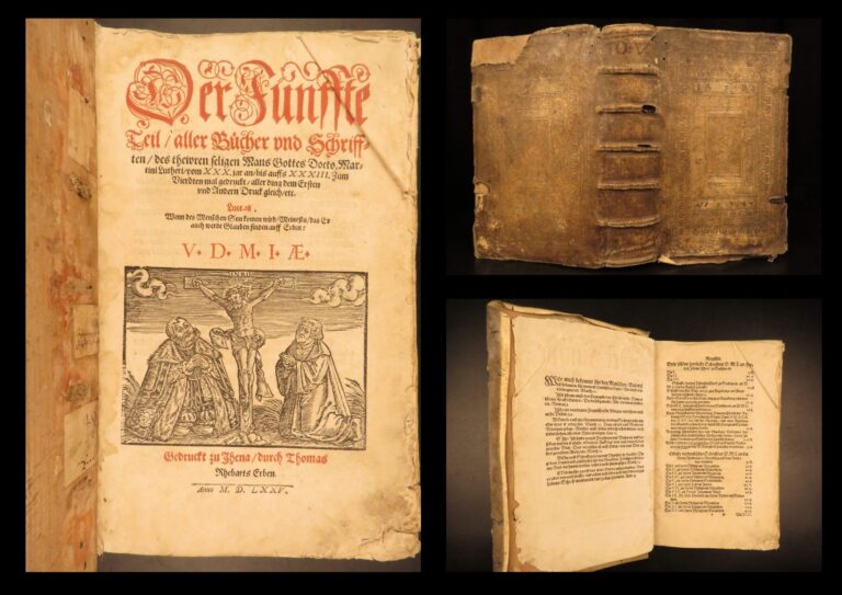 Image of 1575 – Works of Martin Luther | Protestant Reformation Bible Commentary | Folio