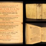 1679 – Hebrew Bible Particles Concordance – Noldius | First Edition, Aramaic Grammar