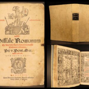 1571 – Missale Romanum – Catholic Church | Full Vellum Folio, Full-Page Chant