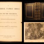 1844 – Enormous, Imperial Family Bible | Full-Page Folio Engravings | 2vols