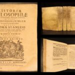 1731 – History of Philosophy – Thomas Stanley | First Edition – Famous Philosophers