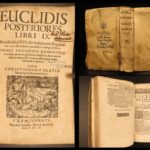 1654 – Elements of Euclid | Ancient Mathematics & Logic – Clavius Commentary