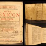 1692 – Hebrew Bible Lexicon – Opitz | Jewish Torah Study – Vellum, First ed