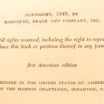 Nineteen Eighty-Four – George Orwell – 1949 | Dystopian Novel, First American Edition