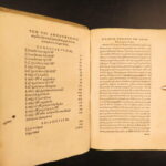 1547 – Orations of Demosthenes | Greek Language, Basel, Full Vellum