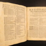 1599 – Rationale Divinorum Officiorum – Durand | Famous Church Liturgy History