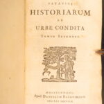 1679 – History of Rome – Livy | Abe Urbe Condita, Elzevier & Gronovius, 3vol