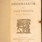 1679 – History of Rome – Livy | Abe Urbe Condita, Elzevier & Gronovius, 3vol