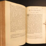 1679 – History of Rome – Livy | Abe Urbe Condita, Elzevier & Gronovius, 3vol