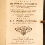 1734 – Catholic Doctrine Practices – Lohner | On the Sacraments & Canonical Hours