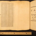 1742 – Mathematical Tables – Henry Sherwin | Famous Logarithms, Isaac Newton