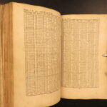 1742 – Mathematical Tables – Henry Sherwin | Famous Logarithms, Isaac Newton
