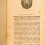 1794 – Biographical Magazine | Famous Portraits – da Vinci, Shakespeare, Newton