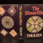 1977 JRR Tolkien 1st Silmarillion Lord of the Rings Middle Earth + MAP DJ