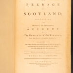 1768 – Peerage of Scotland – Douglas | Enormous Folio with Coat-of-Arms Engravings
