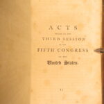 Acts Passed at the Fifth Congress – United States – 1797 | First Edition