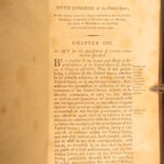Acts Passed at the Fifth Congress – United States – 1797 | First Edition