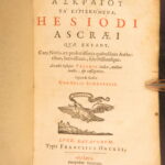 1650 – Works of Hesiod | Theogony, Works and Days, Shield of Heracles | Latin & Greek