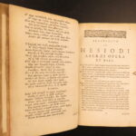 1650 – Works of Hesiod | Theogony, Works and Days, Shield of Heracles | Latin & Greek