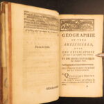 1781 – Universal Geography – Claude Buffier | Atlas & 18 Maps – California Island!