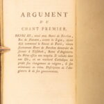 1787 – La Henriade – Voltaire | Variants Edition, Death of Henry IV of France