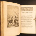 1787 – La Henriade – Voltaire | Variants Edition, Death of Henry IV of France