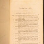 1856 – Laws of California | Famous Spanish Translation | First Edition of 7th Session