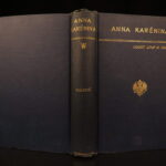 Anna Karenina – Leo Tolstoy – 1886 | First English Edition, Dole Translation