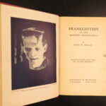 1931 – Frankenstein, Mary Shelley | First Photoplay Ed, Universal Picture Movie Stills