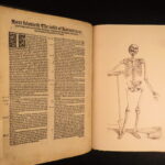 1553 Thomas Geminus – Anatomy of Andreas Vesalius Humani Corporis – First ed