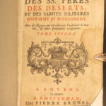 1714 – Lives of Desert Saints – Villefore | Church Fathers & Monks – Portraits