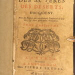 1714 – Lives of Desert Saints – Villefore | Church Fathers & Monks – Portraits