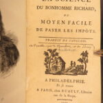 1777 – Poor Richards, Way to Wealth – Benjamin Franklin | Pennsylvania Constitution