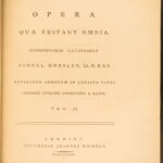 1782 Isaac NEWTON Works OPTICS Ancient Kingdoms Gravity Mundi Systemate Horsley